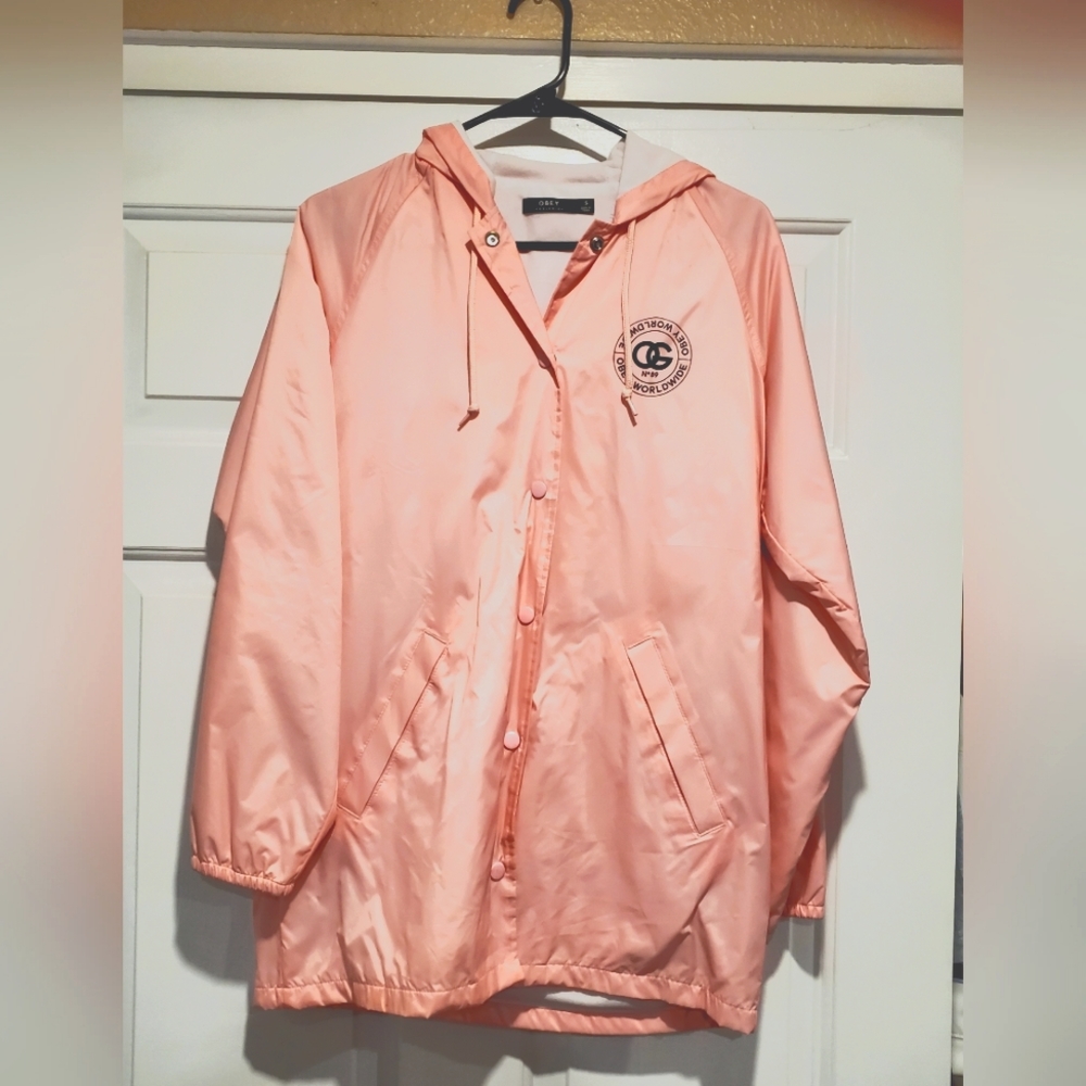 OBEY Womens Pink Jacket